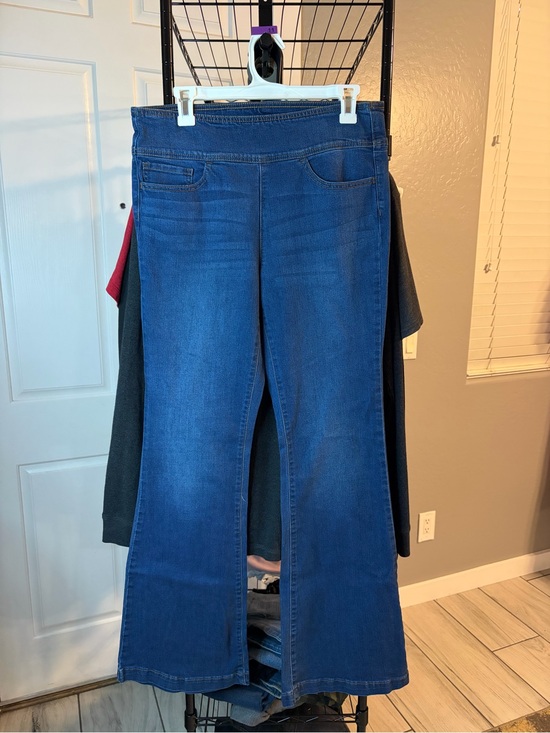 sofia by sofia vergara Denim - sofia by sofia vergara Indigo Flare Wide-Leg Jeans